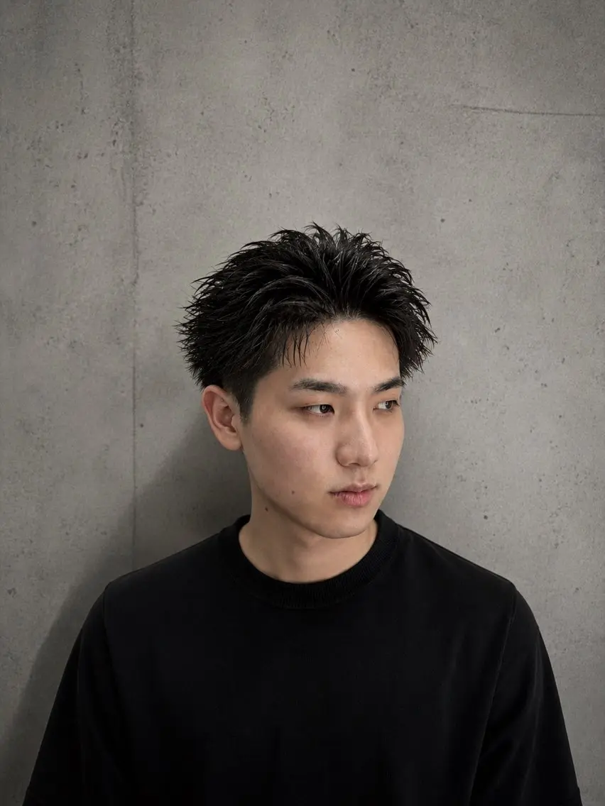 ショート パーマ メンズ 川﨑 大暉のヘアスタイル