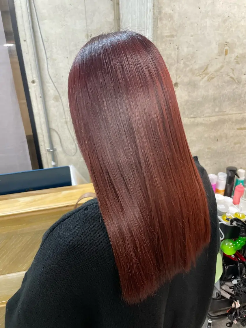 ロング カラー ブリーチ ピンクカラー カットモデル募集￤ 髪質改善📛Nanaのヘアスタイル