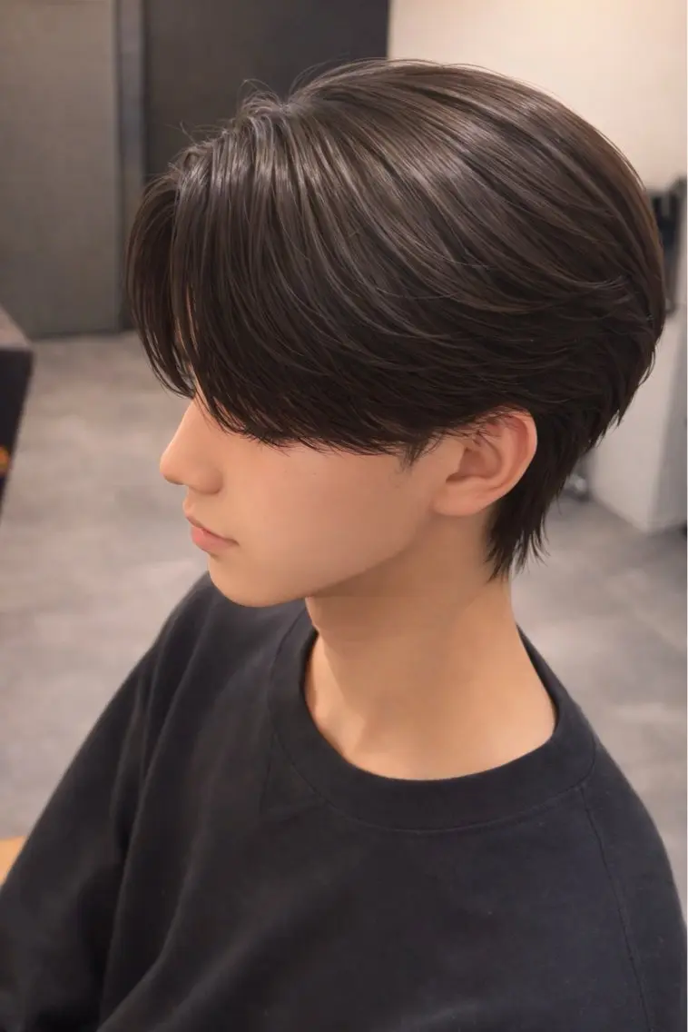 パーマ メンズ 玉置 晴太郎のヘアスタイル
