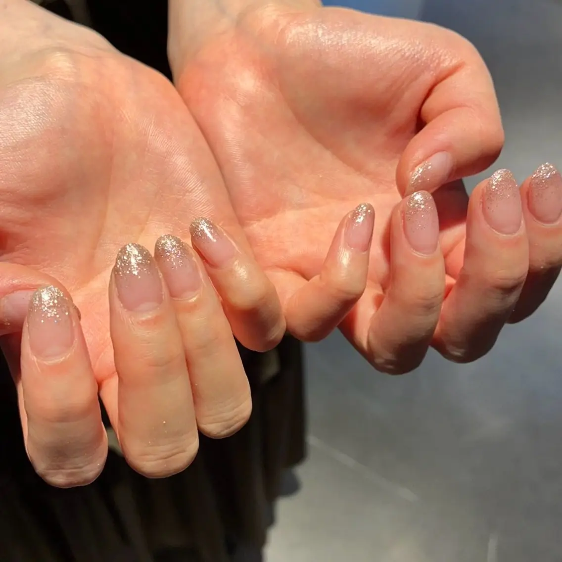オフなし【hand】ワンカラーorグラデーション 付け替えオフ込み/甘皮ケア付の写真