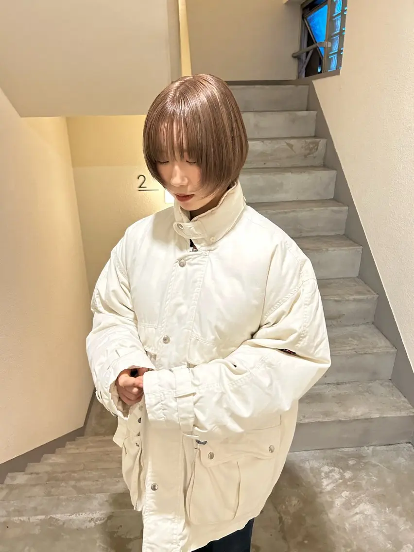 ショート カラー 薄暮 マツイ　レンのヘアスタイル