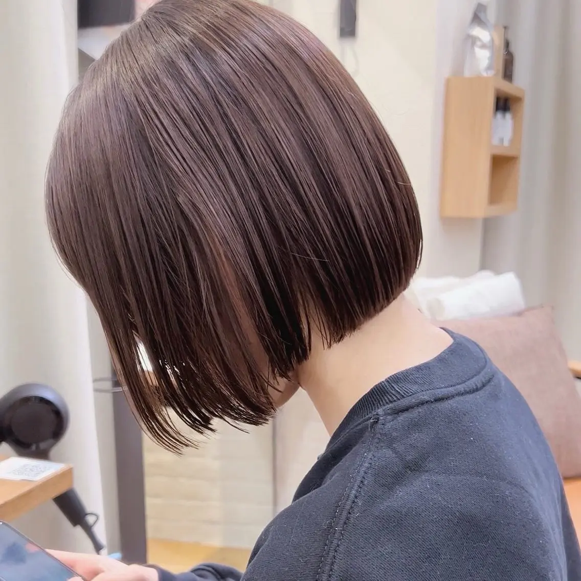 ショート 結べるレイヤーカット /カラー/あさかのヘアスタイル