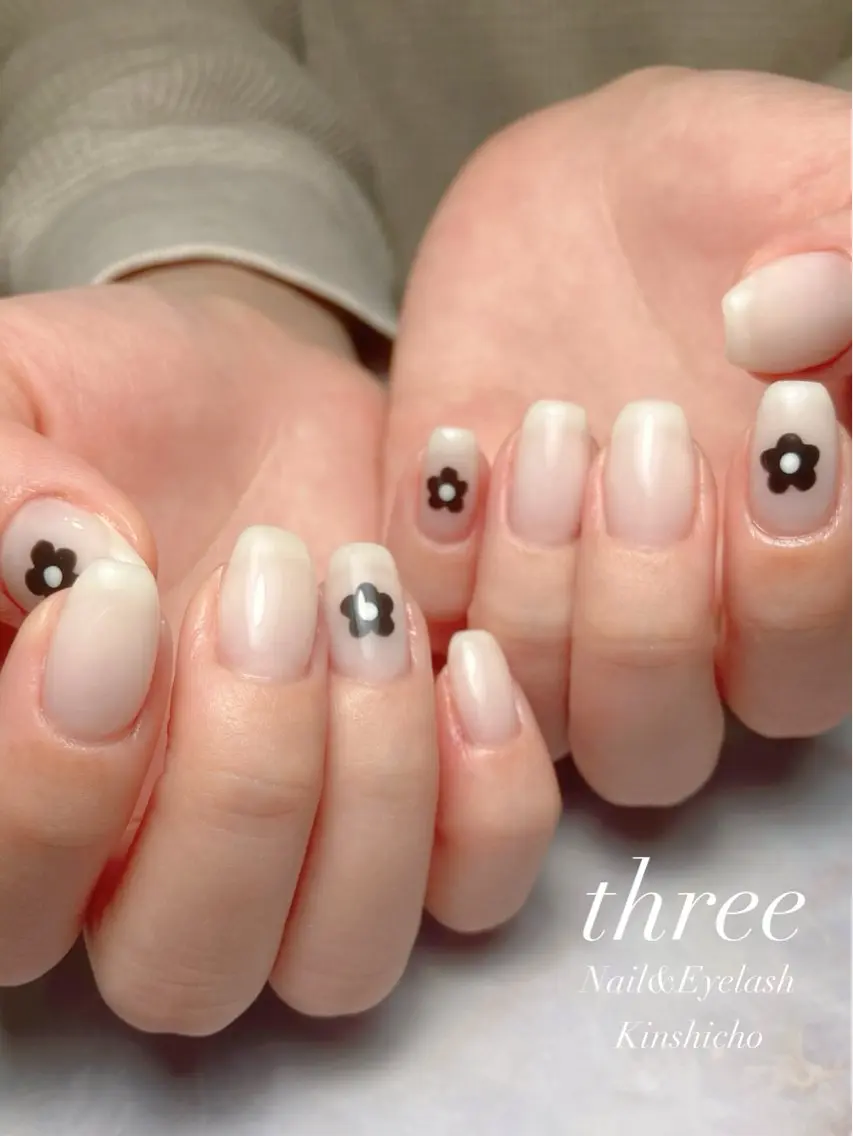 ネイル 韓国ネイル ハンドネイル three Nail&Eyeのネイルデザイン