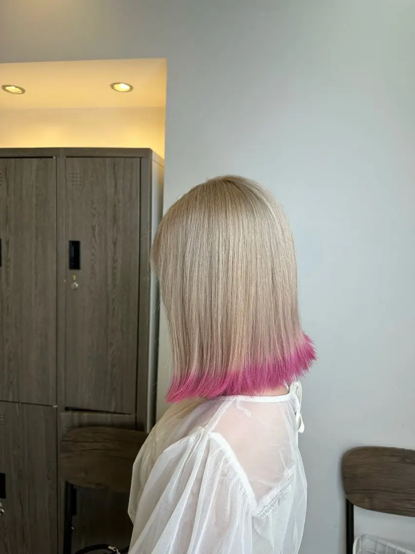 ミディアム カット ヘアカラー トリートメント 栄/久屋大通り/韓国 /透明感/横山🩵のヘアスタイル