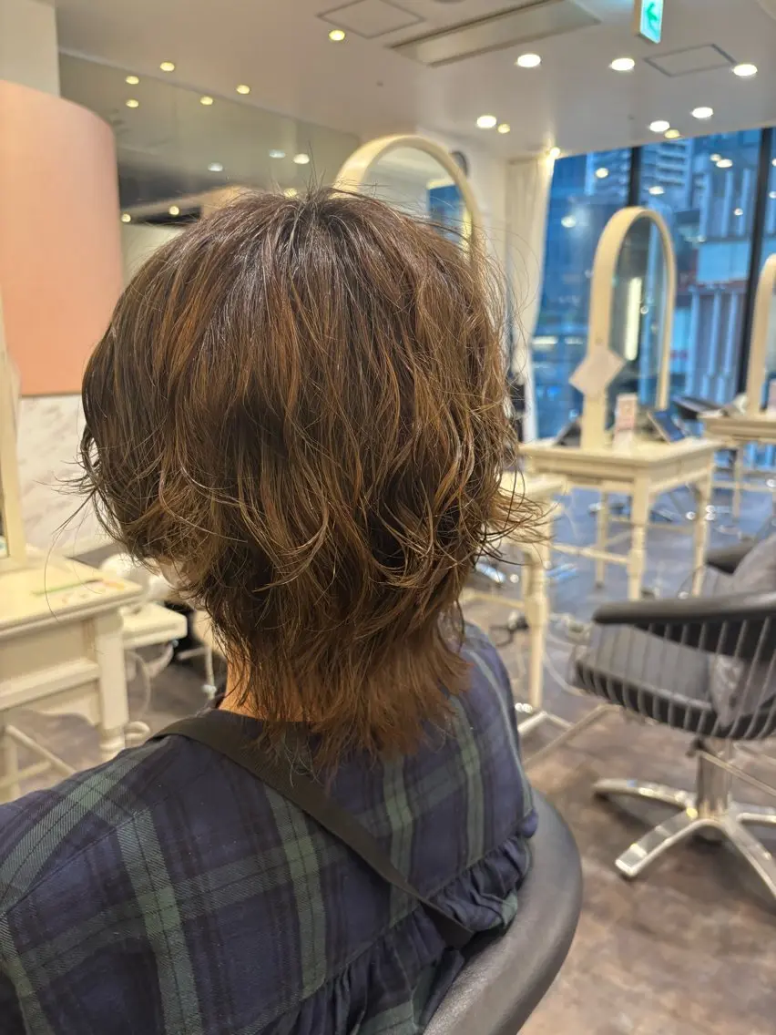 パーマ カットモデル 募集中✨武田夏帆のヘアスタイル