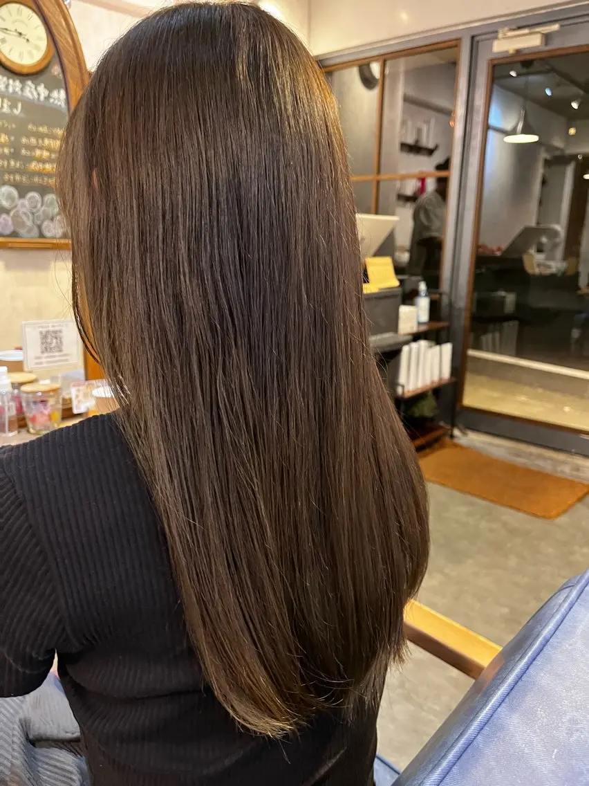 ロング カラー 佐藤槙哉 サトウシンヤのヘアスタイル