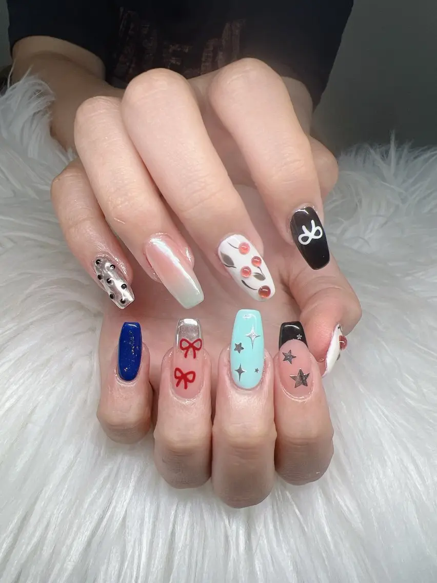 ネイル ハンドネイル Lee Nails チップ長さだし専門店のネイルデザイン