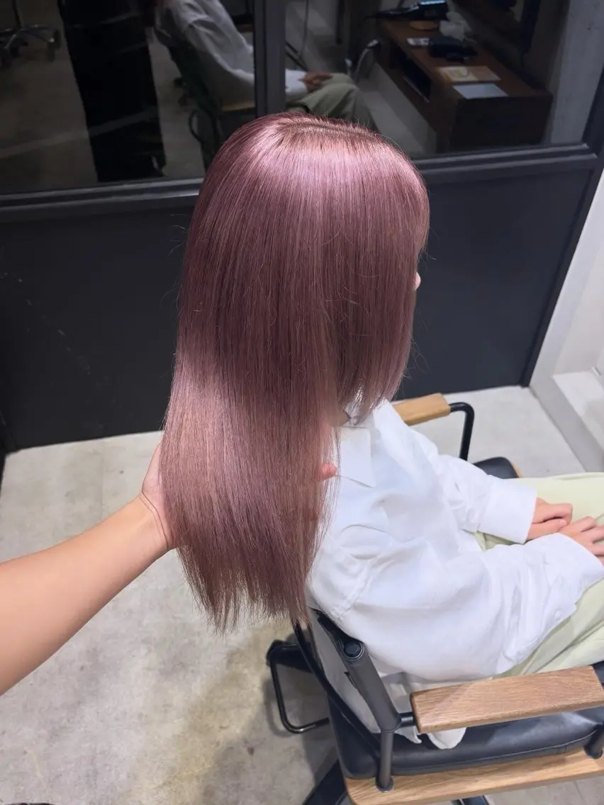ロング ヘアカラー トリートメント ⠀ hinaのヘアスタイル