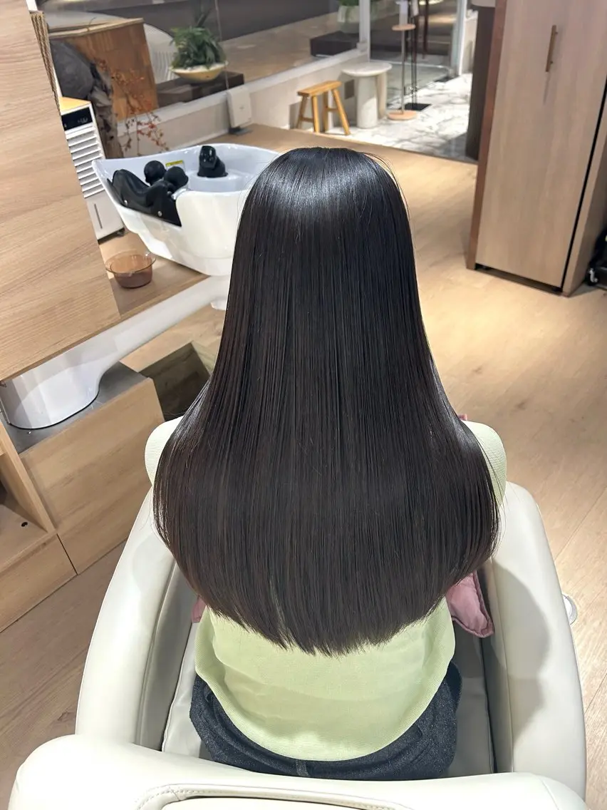 ロング パーマ ストレートパーマ Hotaru/梅田 /茶屋町のヘアスタイル