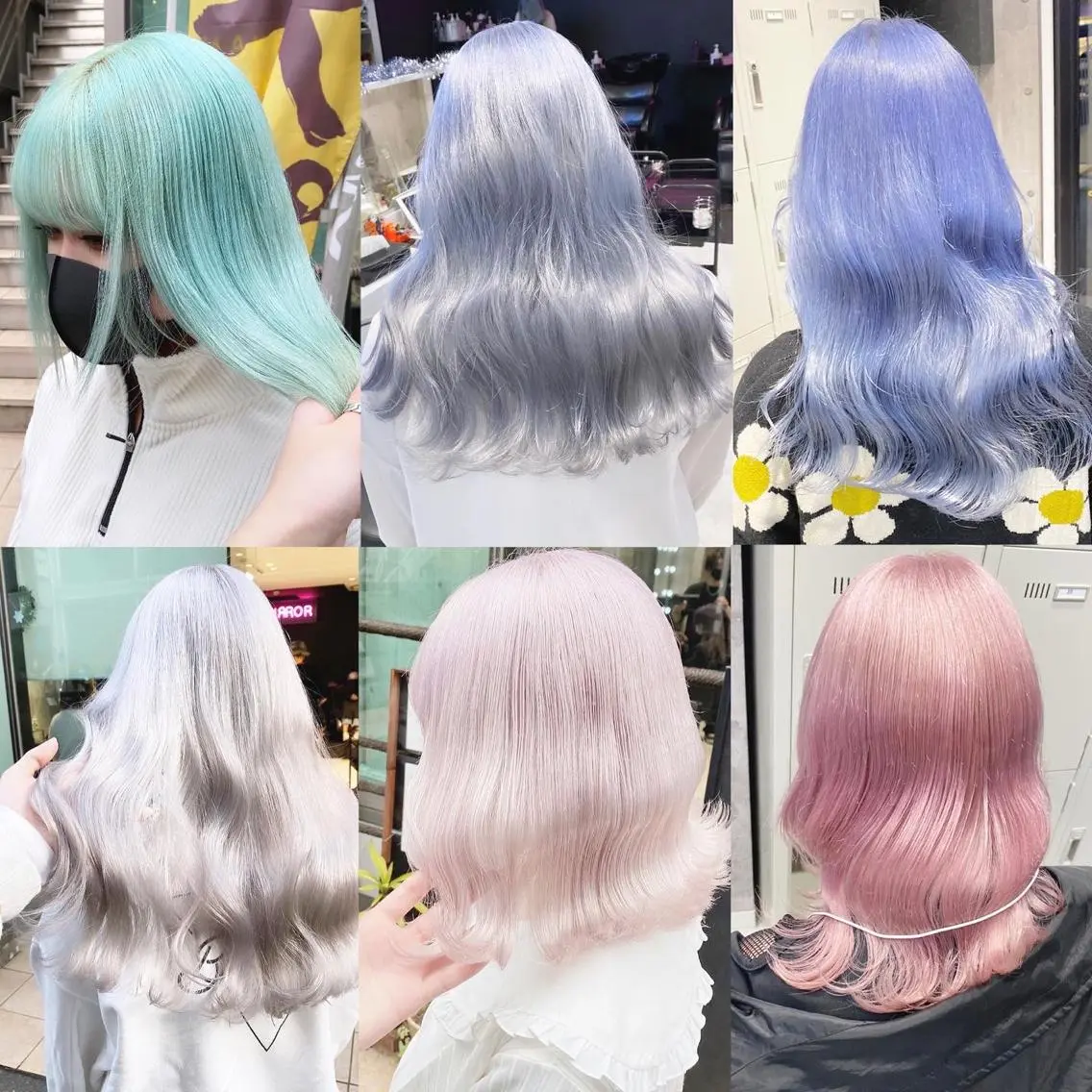 ミディアム カット ヘアカラー トリートメント 🤍ムラ修正ブリーチ 🤍原宿/YUUのヘアスタイル