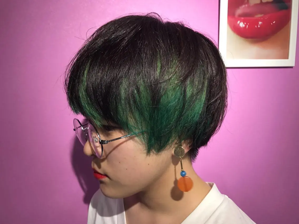 ショート カラー ハイライト/髪質改善 ans/黒木 和大のヘアスタイル