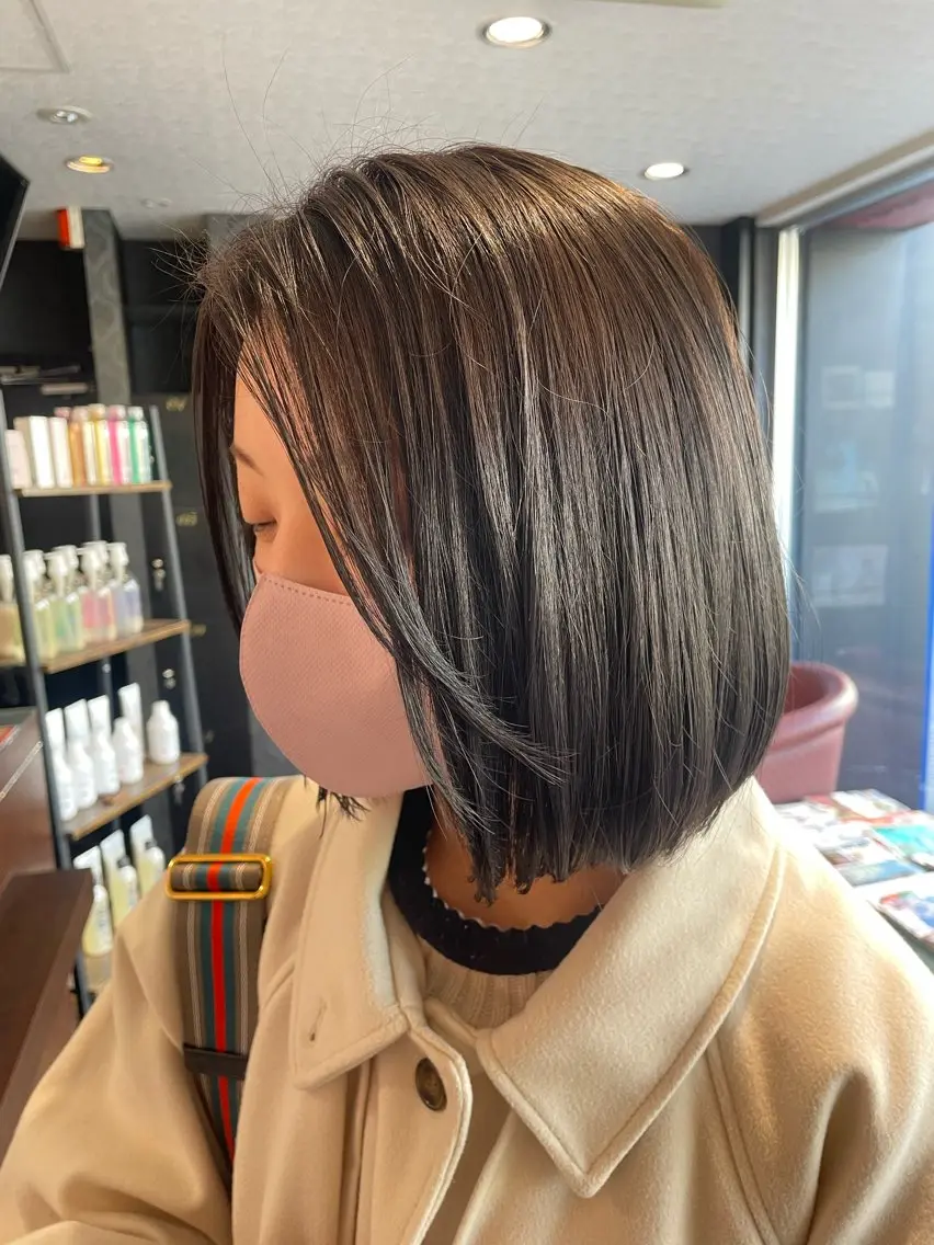 ショート カラー カット ヘアカラー トリートメント 💞暖色カラー 💞risaのヘアスタイル