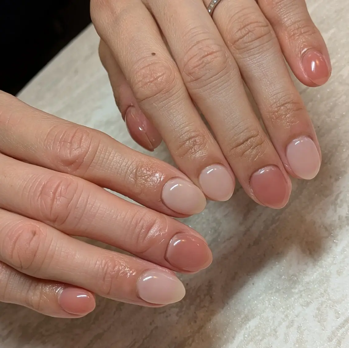 ネイル シンプルネイル ジェヌインネイル 河内のネイルデザイン