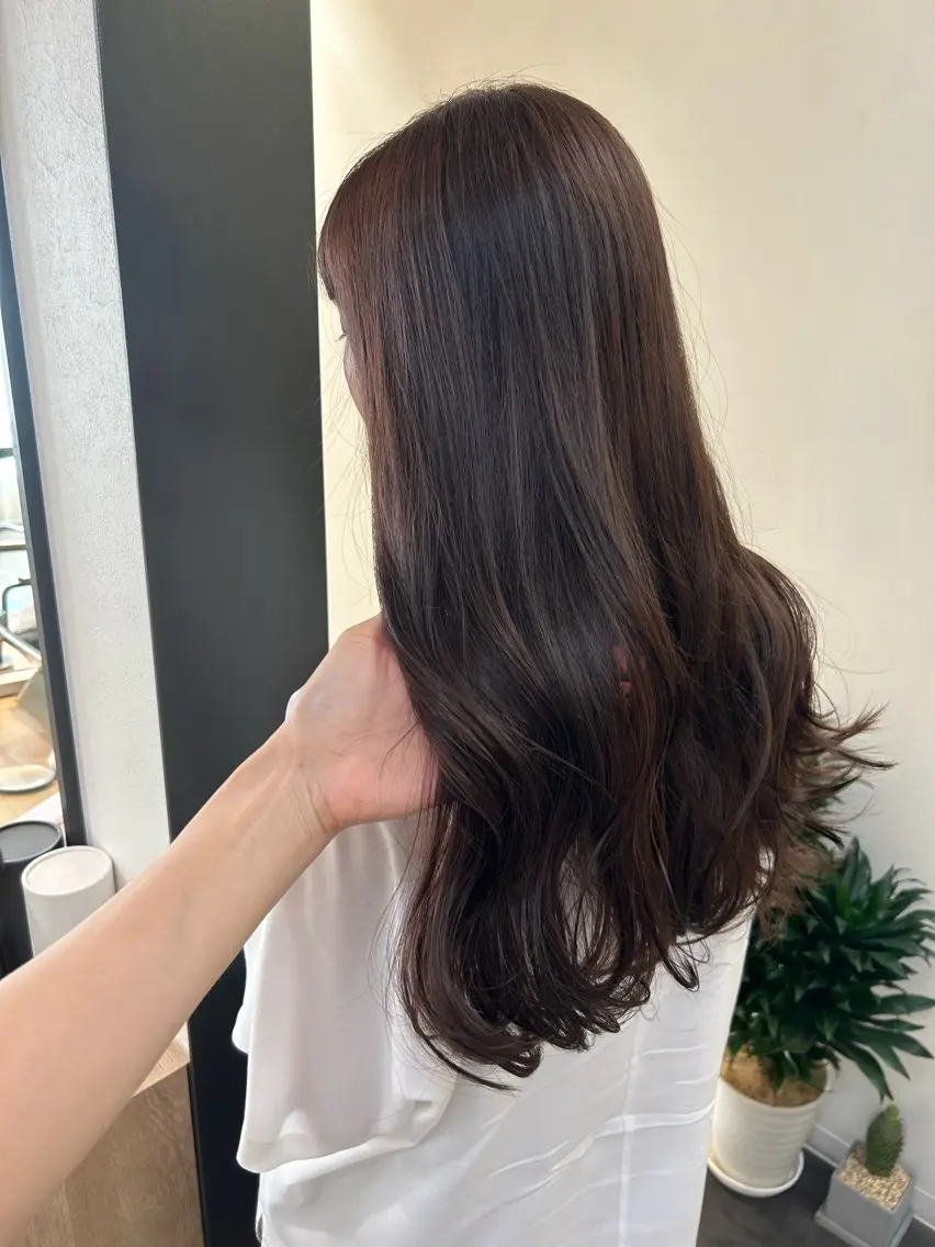 ロング カラー ベージュカラー ラベンダーカラー ラベンダーベージュ hubhair レイヤー/透明感のヘアスタイル