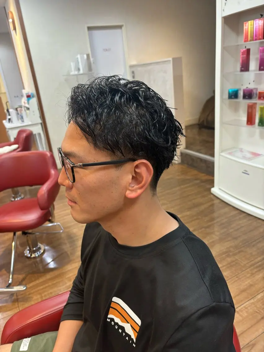 メンズ メンズパーマ ショートカット×メ ンズ特化✂︎長妻のヘアスタイル