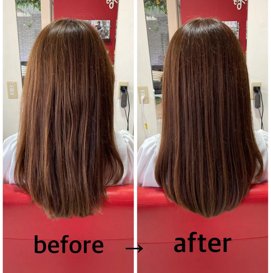 ミディアム 岸本 友子のヘアスタイル