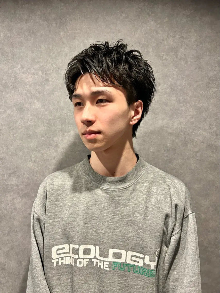 ショート ショートヘア カット パーマ メンズ特化🔥再現度 高カット/パーマ/元のヘアスタイル