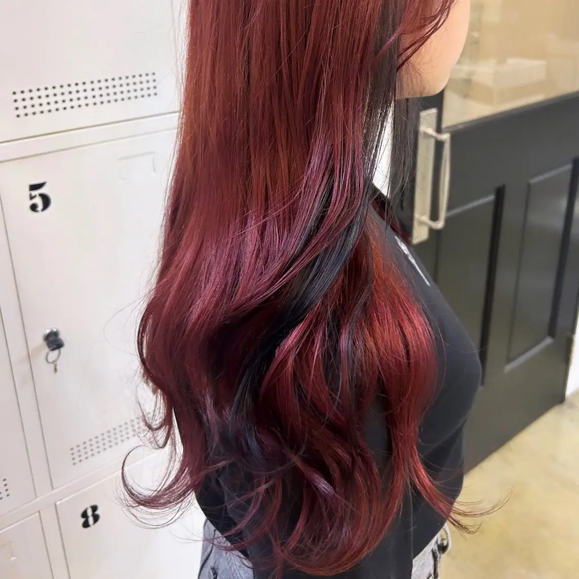ロング カラー ヘアカラー トリートメント 🌷ラベンダーピンク 顔まわり🌷ねいろのヘアスタイル
