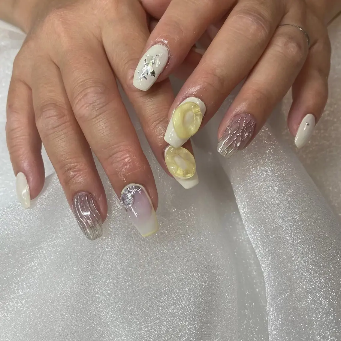 ネイル アートネイル 持ち込み ハンドネイル io.Nail 谷町九丁目のネイルデザイン