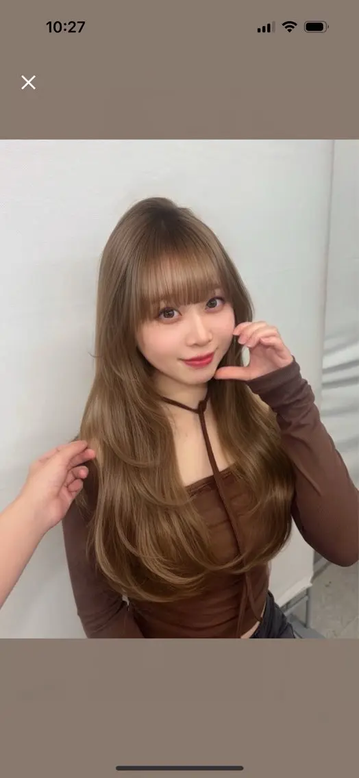 ロング 🎀 レイヤーカット カラー / 錦糸町のヘアスタイル