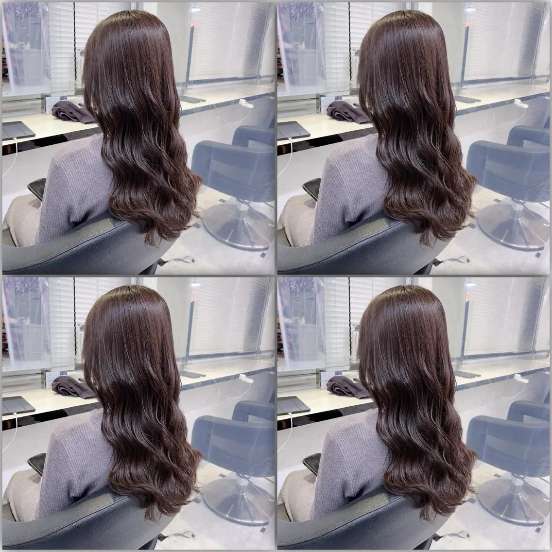 セミロング カラー レイヤーダブルカラー KYONのヘアスタイル