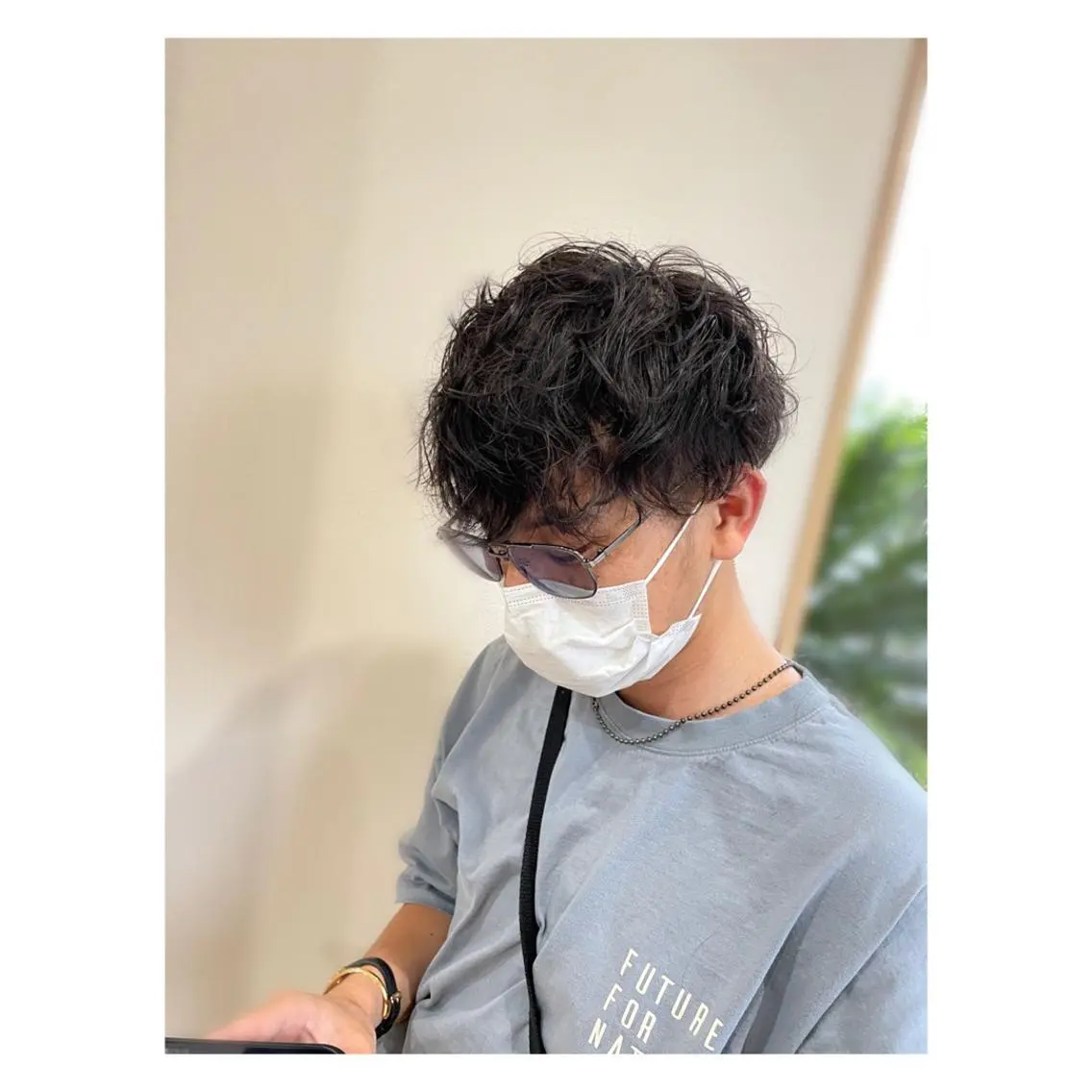 メンズ メンズパーマ 長嶋 康平のヘアスタイル