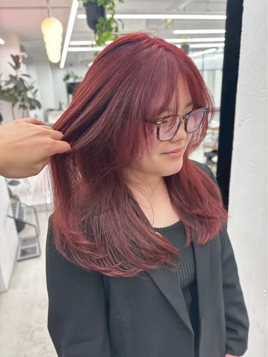 ロング カラー ヘアカラー こうが JILLSTUDIOのヘアスタイル