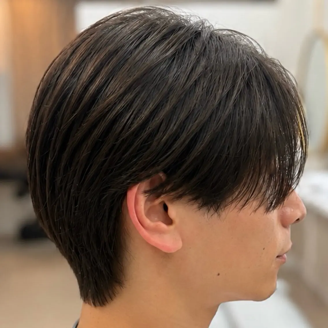 メンズ カット シースルーマッシュ 🍒毛流れ🖤アヤネのヘアスタイル