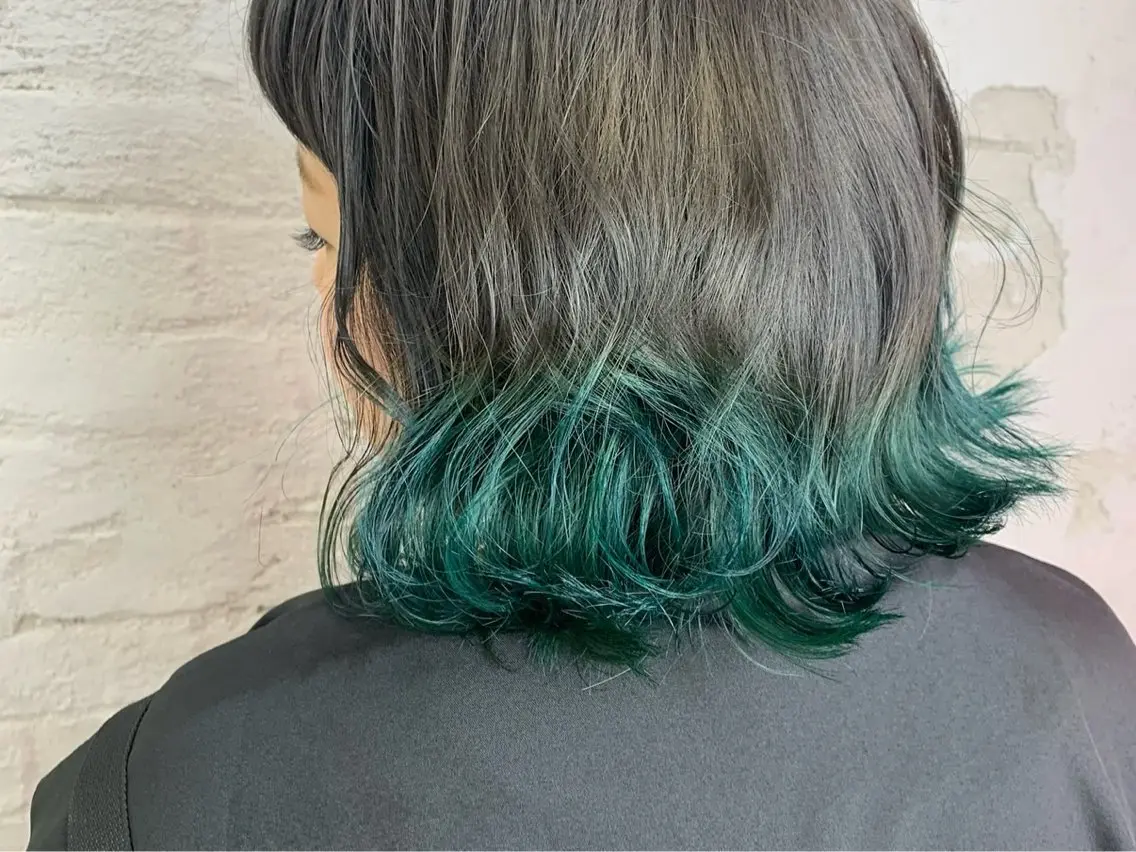 カラー 韓国ヘア✨グレージュ カラーasamiのヘアスタイル