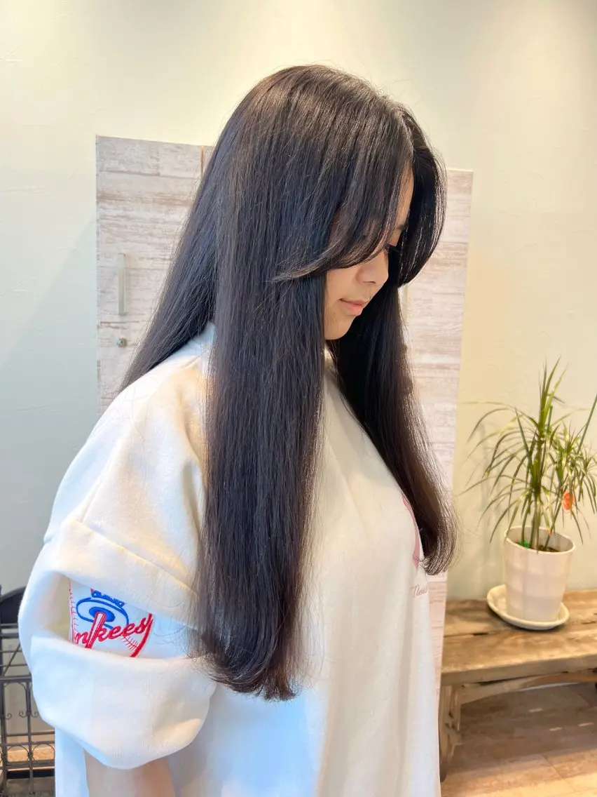 ロング トリートメント 田中 千尋のヘアスタイル