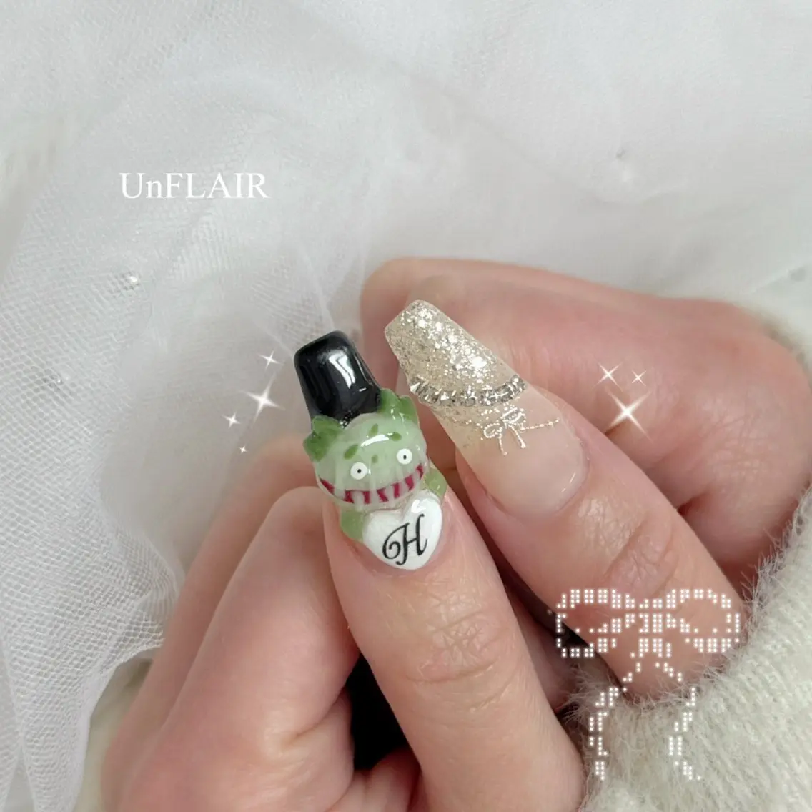 ネイル ハンドネイル UnFLAIR 麻布十番店🧸NAOのネイルデザイン