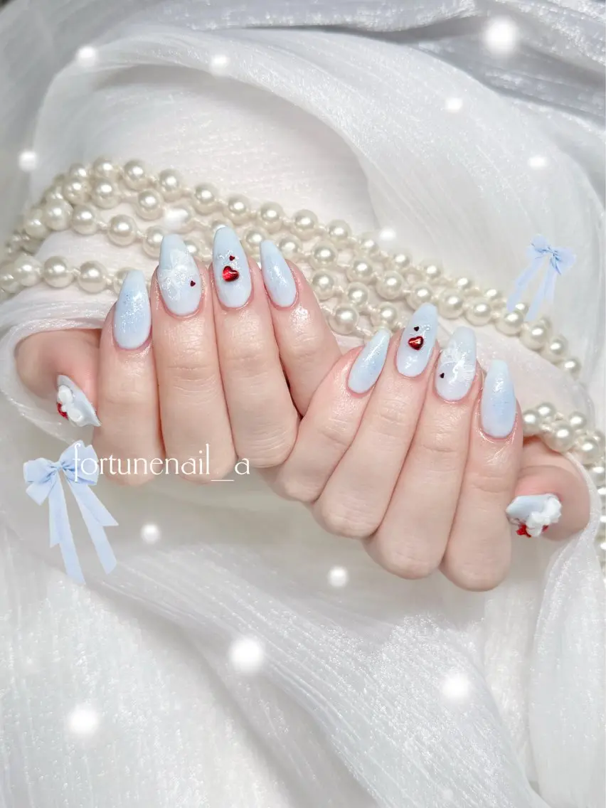 ネイル ハンドネイル ✩.*🎀 aoi🎀のネイルデザイン