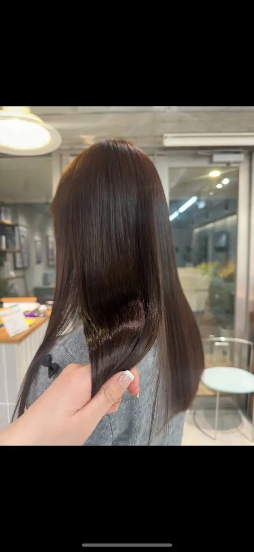ロング 🩷銀座/縮毛矯正 特化サロン🪞みことのヘアスタイル