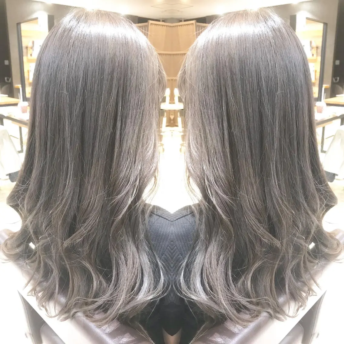 ロング カラー パーマ ヘアアレンジ メンズ キッズ ネイル マツエク・マツパ メンズブリーチ ブリーチ ヘアカラー トリートメント EnBlesS西宮 マンツーマン神道有基のヘアスタイル