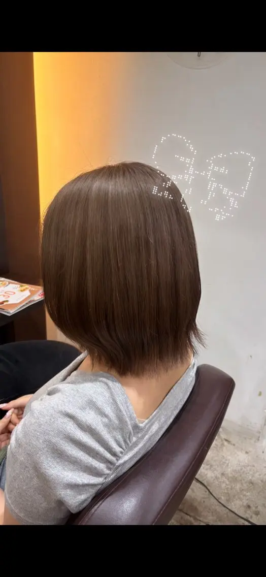 ミディアム ヘアカラー トリートメント 札幌 Nanami 🪽‪のヘアスタイル