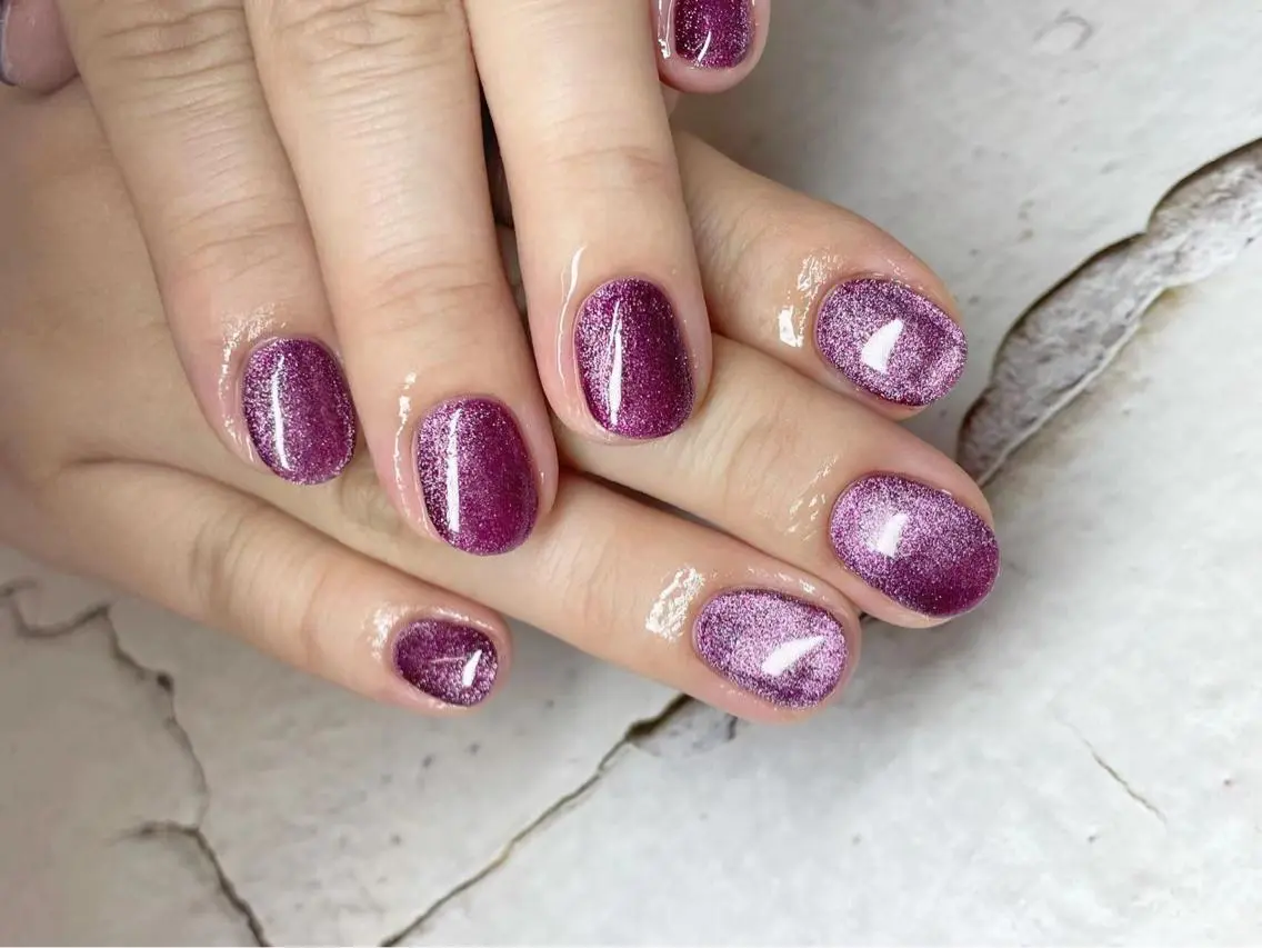 (オフ無料ケア込み)大人气💅マグネットネイル(スターギャラクシー)2色までの写真