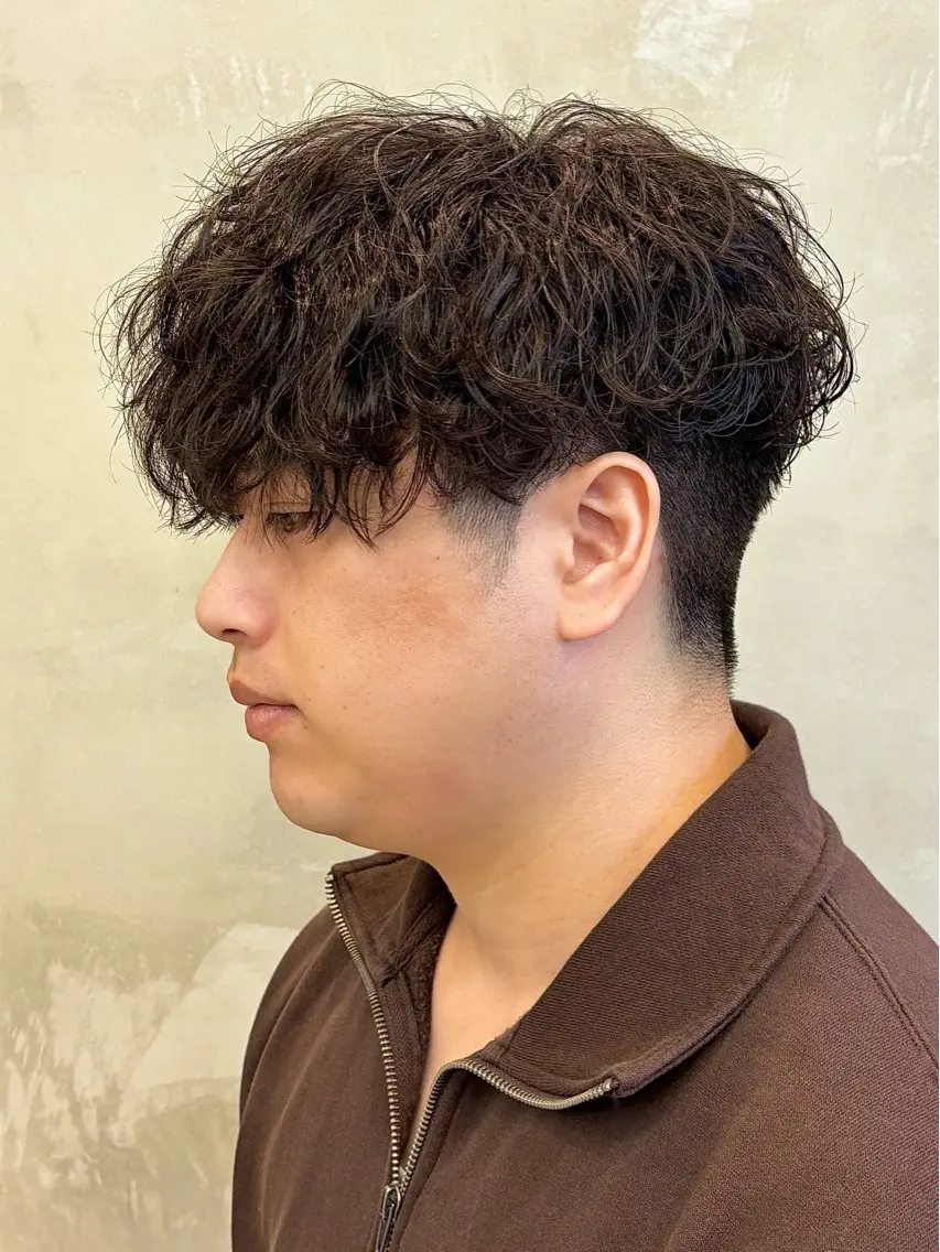パーマ メンズ メンズパーマ 波巻きパーマ カット パーマ 高橋一平 elima byのヘアスタイル