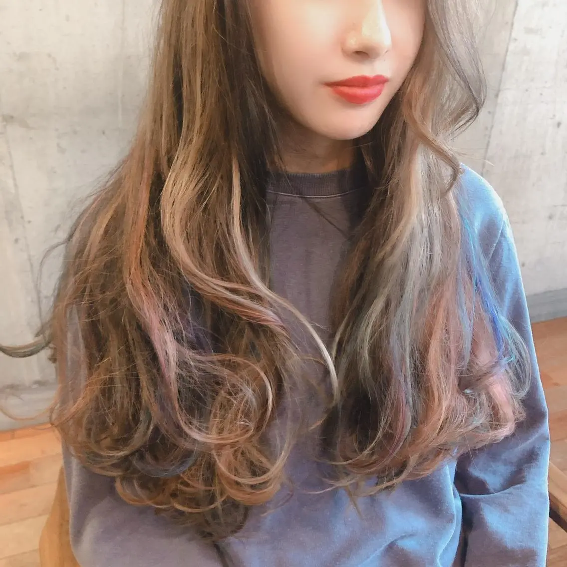 カット&コテ巻き風パーマ&トリートメントの写真