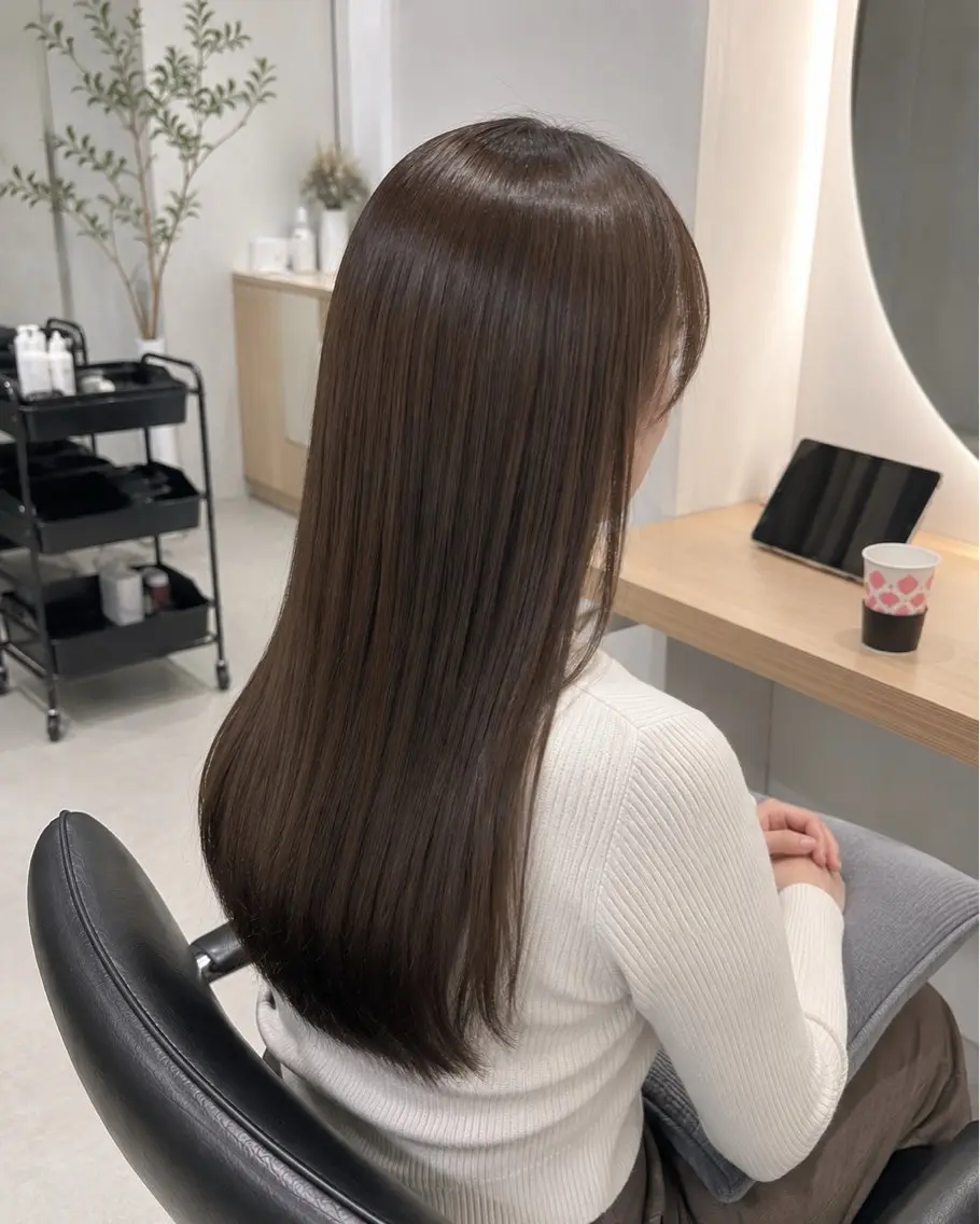 ロング ヘアカラー kyamyi キャミーのヘアスタイル