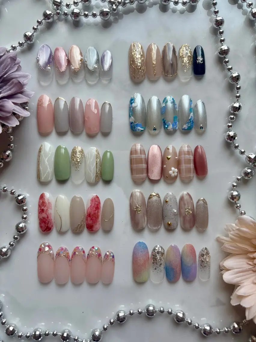 ネイル 春ネイル ハンドネイル Nail salon LuaRのネイルデザイン