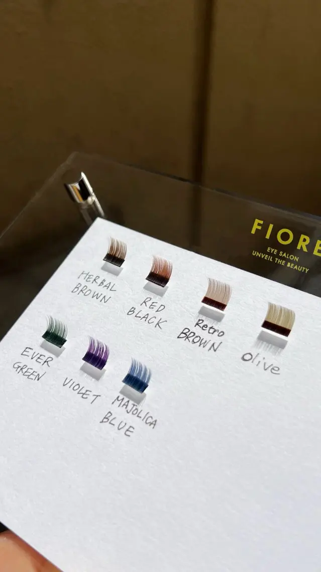 マツエク・マツパ FIORE フィオレ 大門 浜松町のマツエク・マツパデザイン