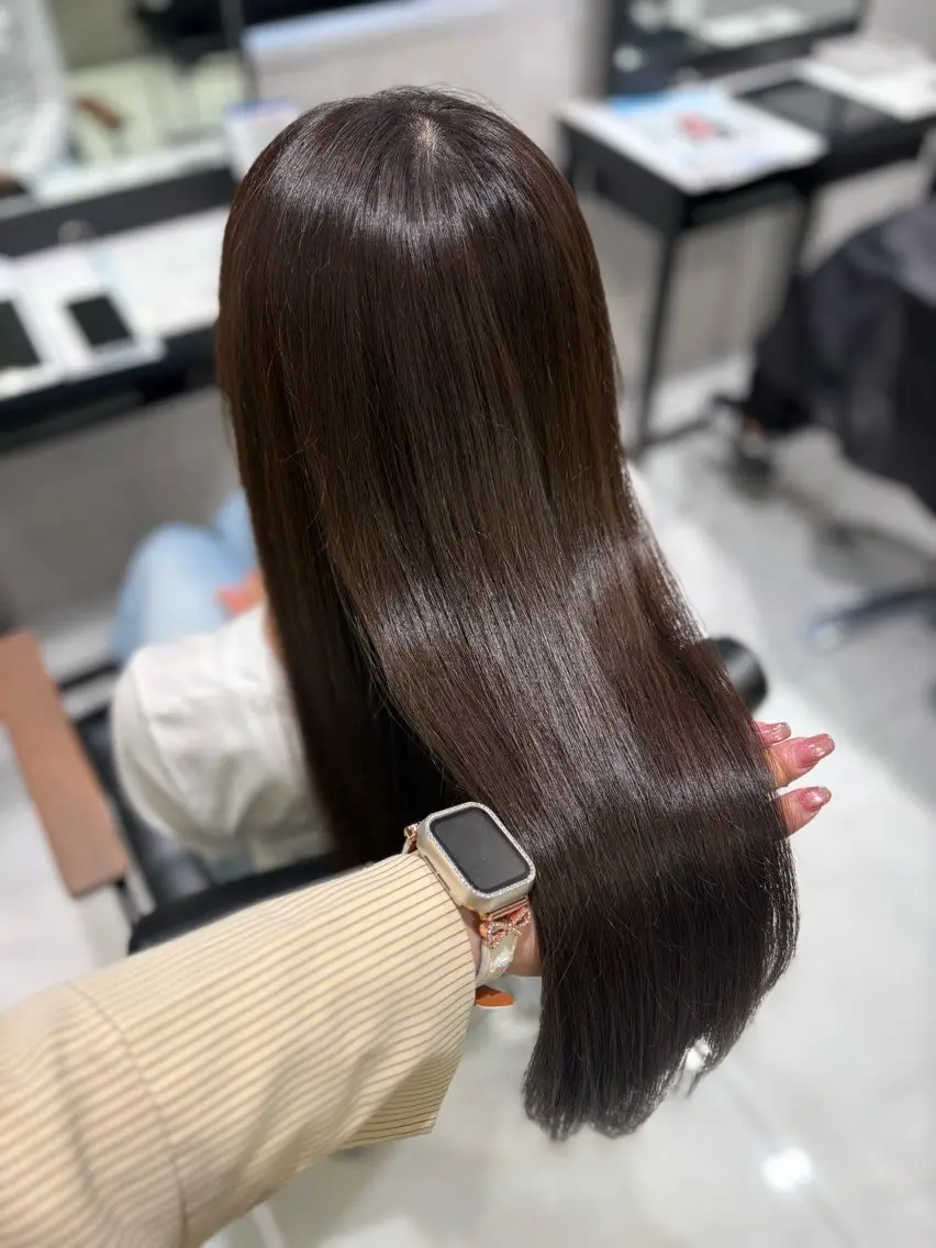 ロング ヘアカラー ハルカ🌷ナチュラル 盛れ/韓国ヘアのヘアスタイル