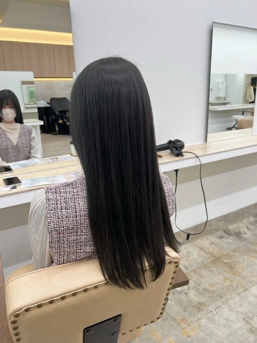ロング ブリーチカラー🦋‪ 田中さくらのヘアスタイル