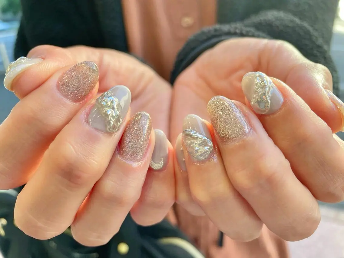 ネイル ハンドネイル Ash関内ネイリスト 荒木のネイルデザイン