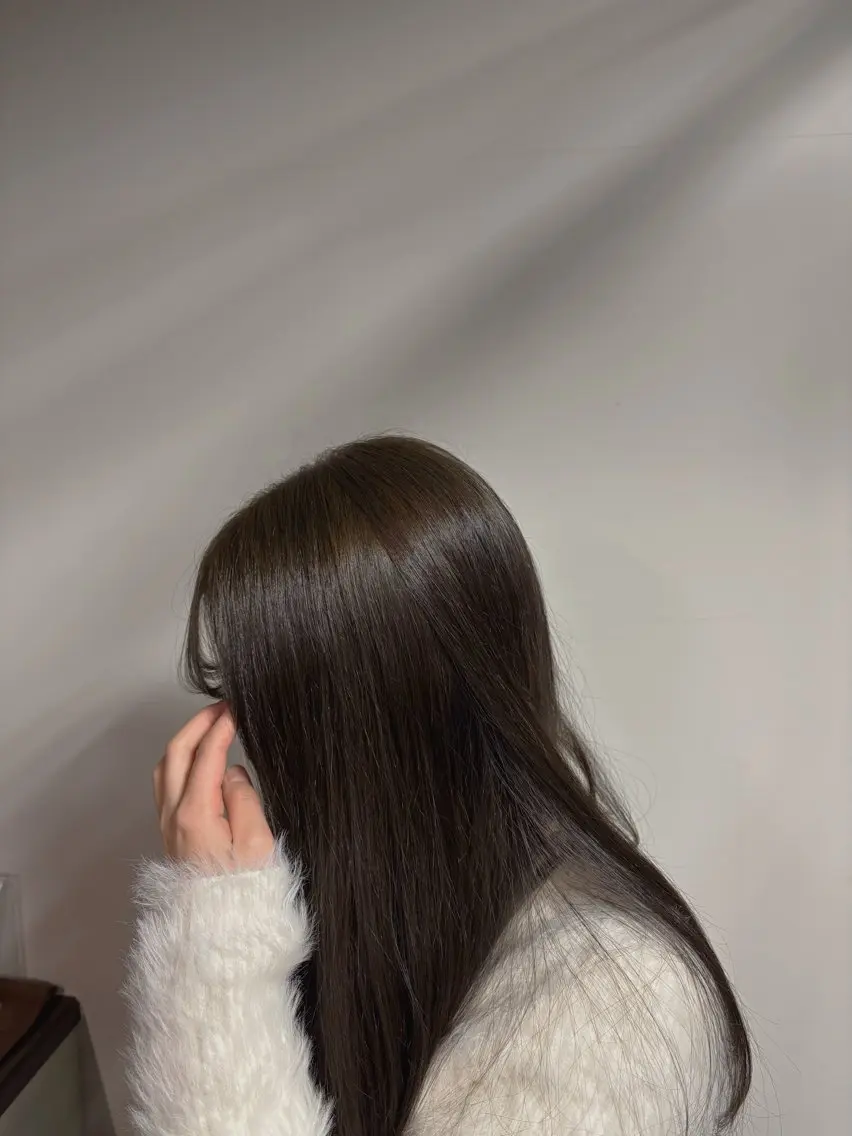 カラー ブラウンカラー 透明感カラー ダブルカラー ヘアカラー 韓国ヘア/縮毛矯正 /レイヤー🫧ユイカのヘアスタイル