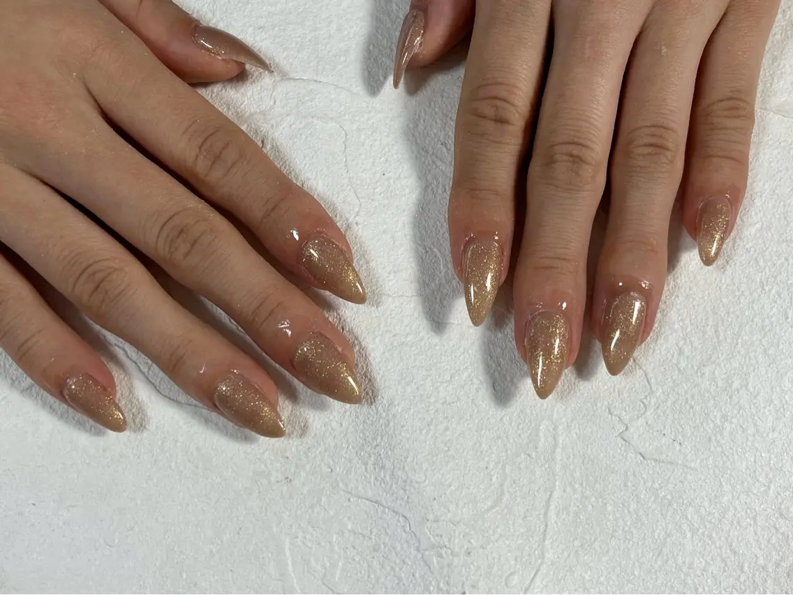 ネイル オーロラネイル フットネイル フレンチネイル ジェルネイル 韓国ネイル ハンドネイル kiki nail たまプラーザのネイルデザイン