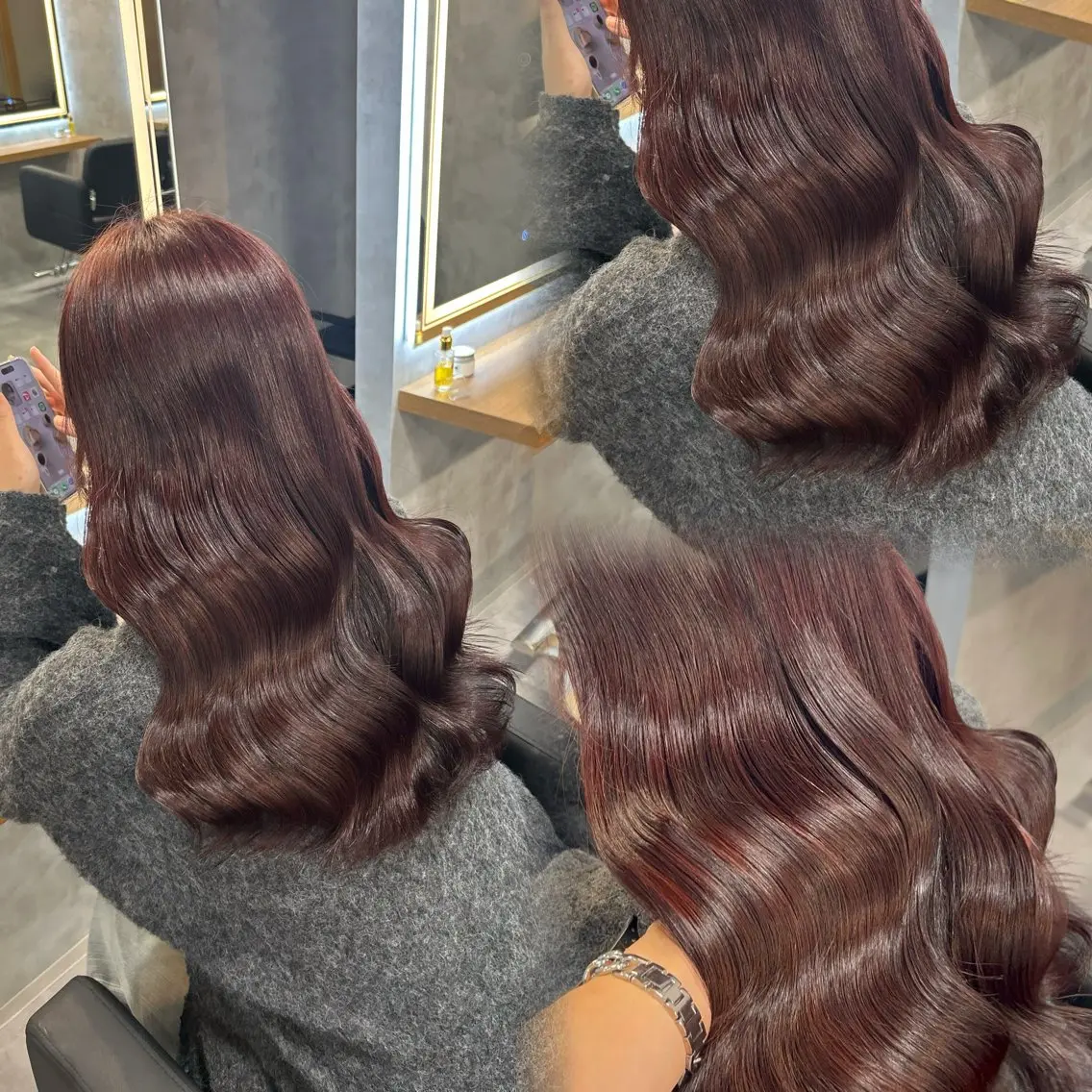 セミロング カラー ヘアカラー トリートメント ブリーチなしの達人 🌈KAITOのヘアスタイル