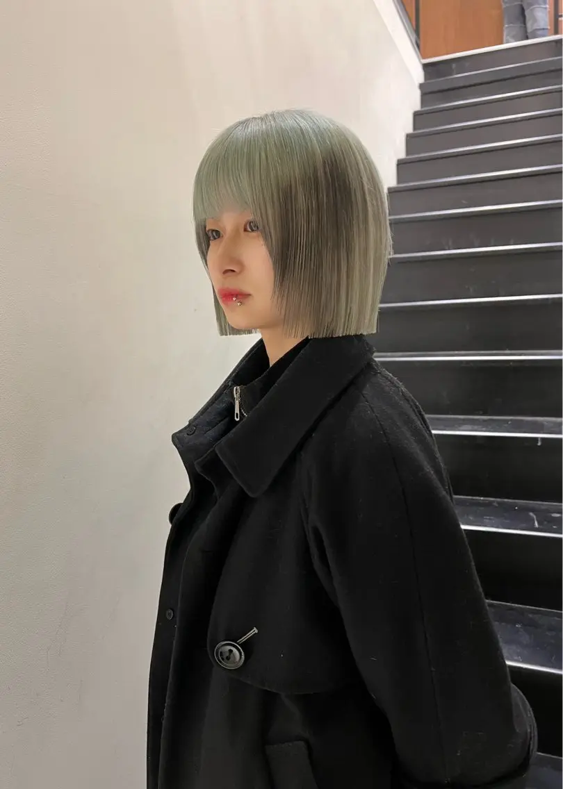 ショート ボブ トリートメント カット 小顔ボブ jilblanカホのヘアスタイル