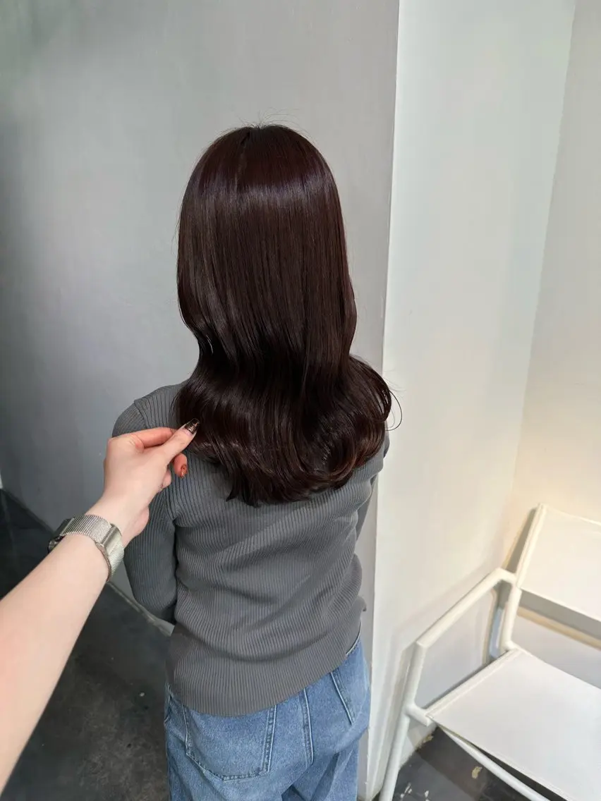 カラー ボルドーカラー ［HOI］ ユウキのヘアスタイル