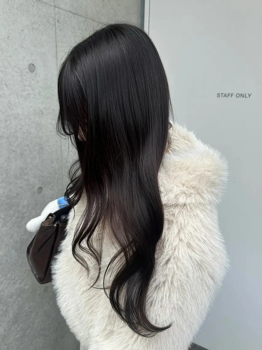 ロング カラー ヘアカラー トリートメント 🖤KURUMI🖤 潤艶・髪質改善のヘアスタイル